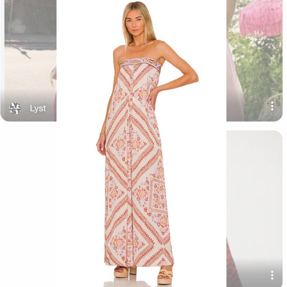 Free People Wide Leg Serendipity Jumpsuit Large